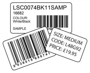 overprinted label samples