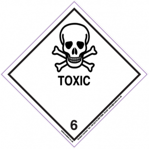 Toxic Hazardous Label