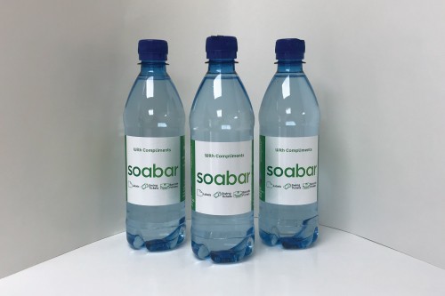 Personalised water bottle labels