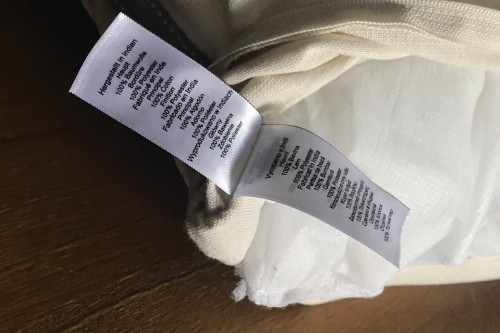 Pillow and Cushion Labels