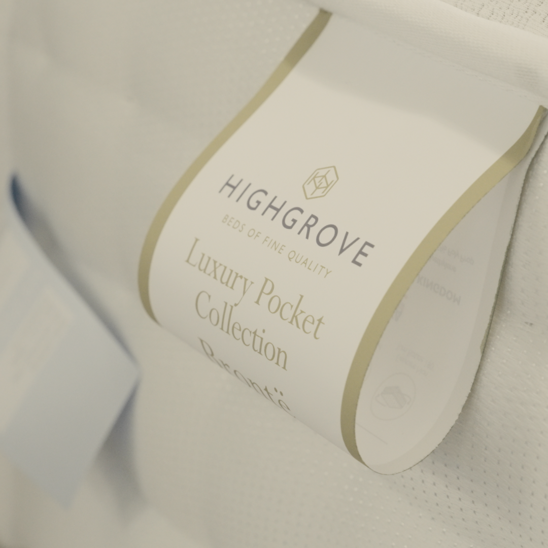 Mattress label printed